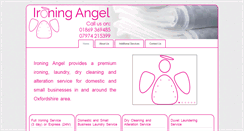 Desktop Screenshot of ironingangel.com